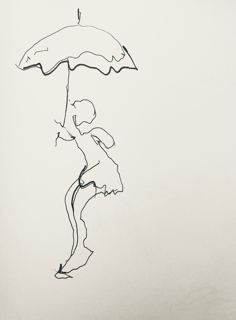 Girl with Umbrella