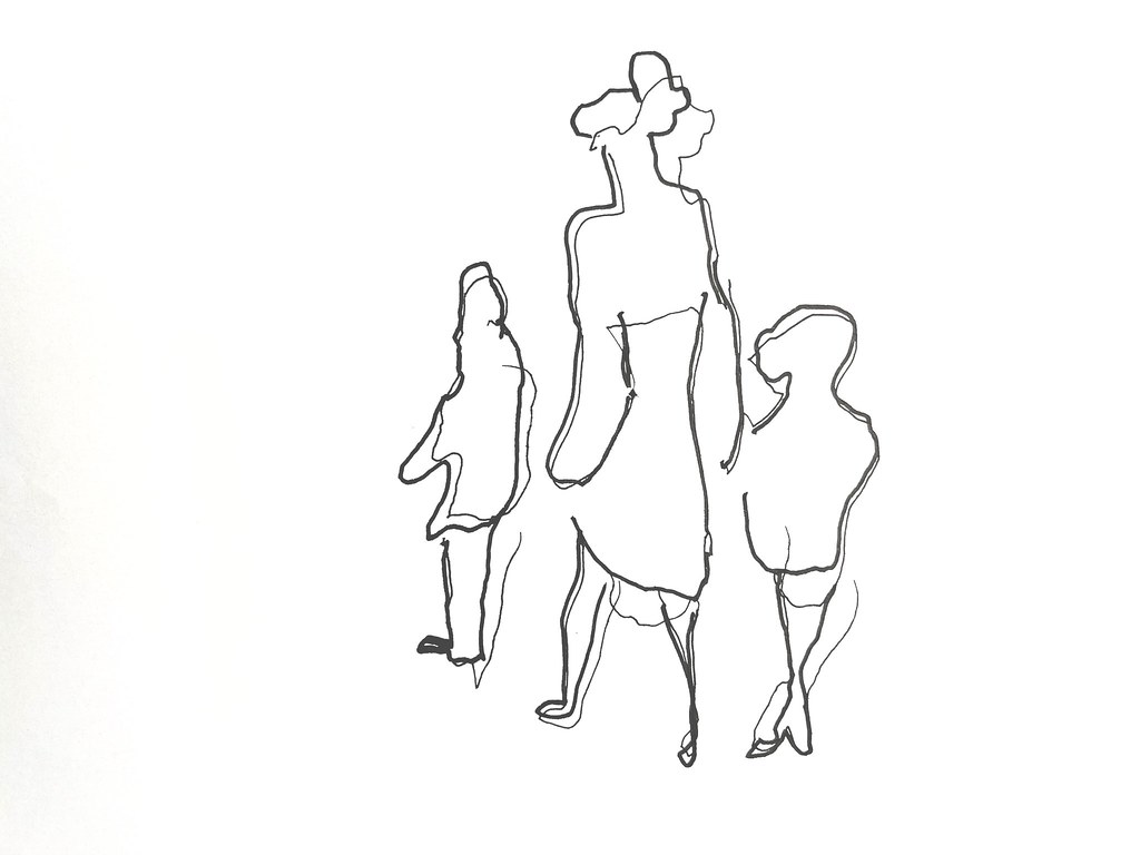 Mother with Two Children